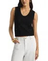 St John St. John Collection Micro Sequin Sweater Tank In Black