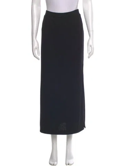 Pre-owned St John Midi Length Skirt In Black