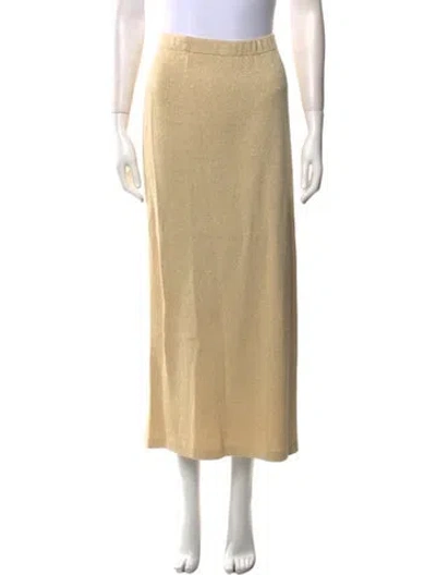 Pre-owned St John Midi Length Skirt In Neutral