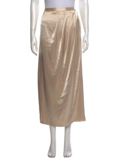 Pre-owned St John Midi Length Skirt In Neutral
