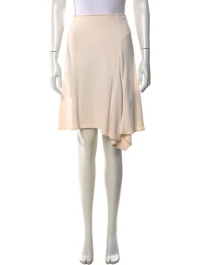 Pre-owned St John Midi Length Skirt In Neutral