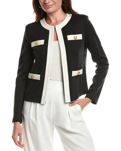 ST JOHN MILANO WOOL-BLEND JACKET