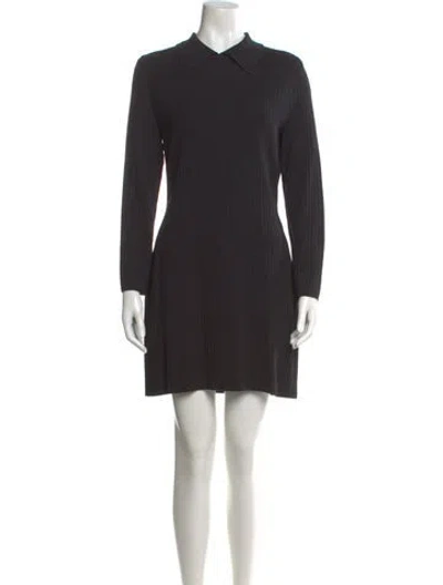 Pre-owned St John Mini Dress In Black