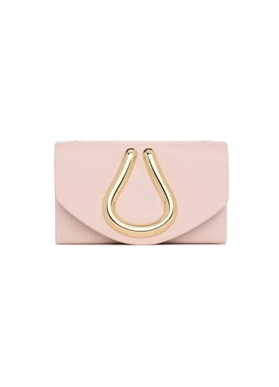 St John Mini Loop Handbag In Pink