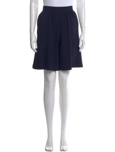 Pre-owned St John Mini Shorts In Blue