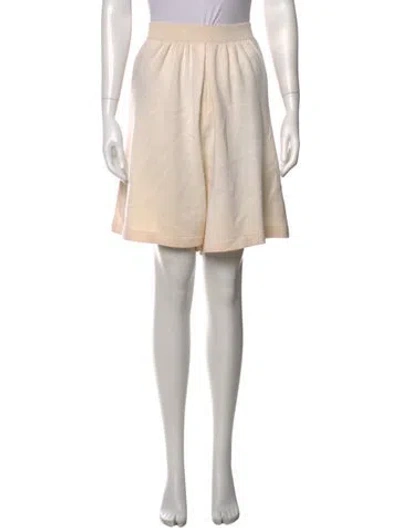 Pre-owned St John Mini Shorts In Neutrals