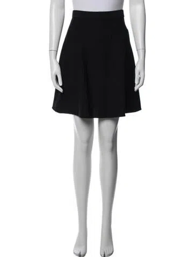Pre-owned St John Mini Skirt In Blue