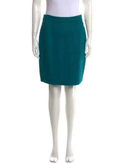 Pre-owned St John Mini Skirt In Multi