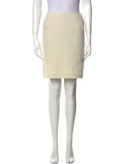 Pre-owned St John Mini Skirt In Neutral