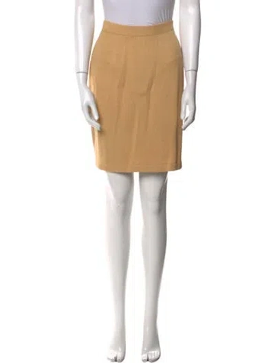 Pre-owned St John Mini Skirt In Neutral