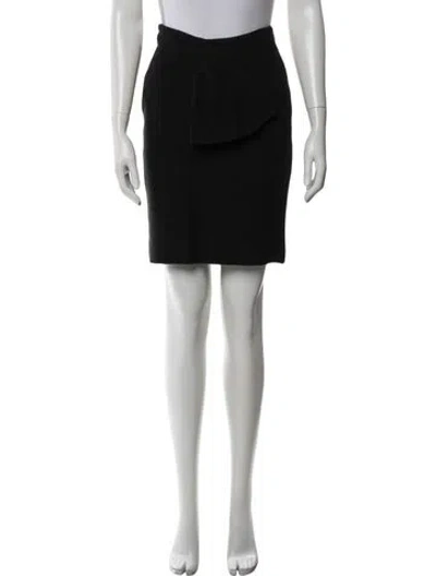 Pre-owned St John Mini Skirt In White