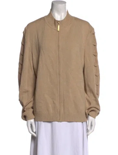 Pre-owned St John Mock Neck Sweater