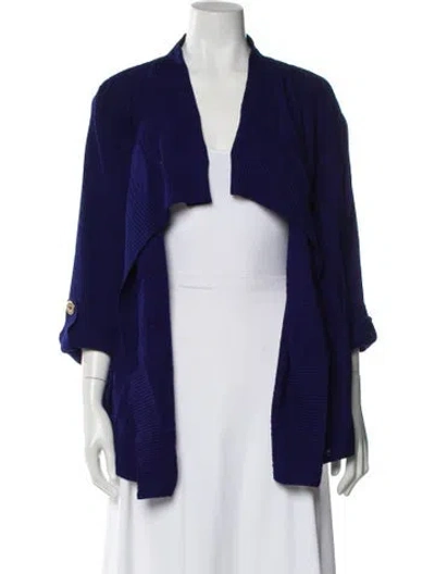 Pre-owned St John Mock Neck Sweater In Multi