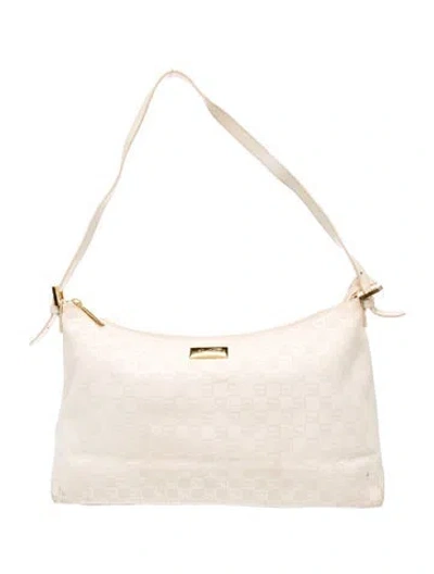 Pre-owned St John Monogram Shoulder Bag In Neutral