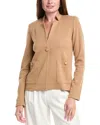 St John New Milano Wool-blend Cardigan