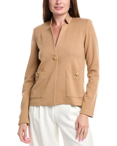 St John New Milano Wool-blend Cardigan