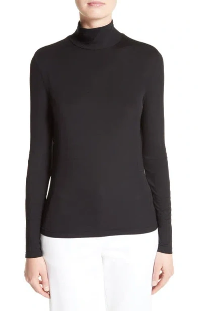 ST JOHN ST. JOHN NUDA FINE JERSEY TURTLENECK TOP
