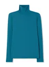 St John Nuda Turtleneck Top In Tela