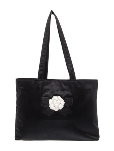 Pre-owned St John Nylon Tote In Black