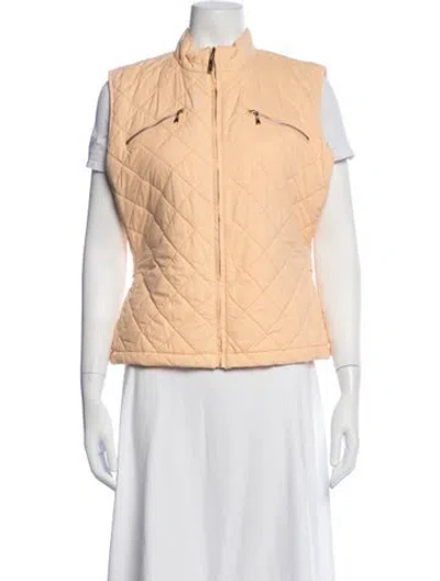 Pre-owned St John Nylon Vest In Orange