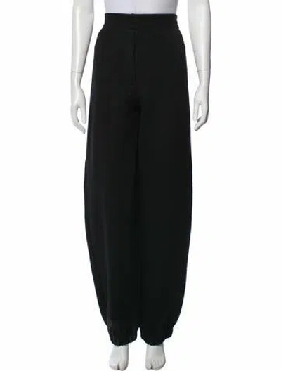 Pre-owned St John Nylon Wide Leg Pants W/ Tags In Black