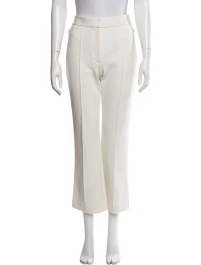 Pre-owned St John Nylon Wide Leg Pants In White