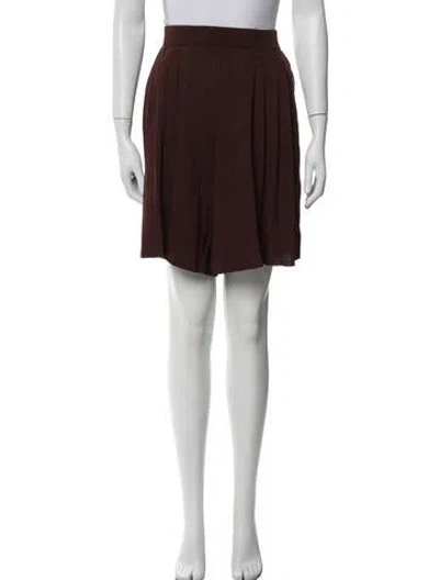 Pre-owned St John One-shoulder Sweater In Brown