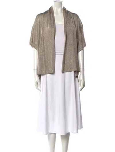 Pre-owned St John Open Front Sweater
