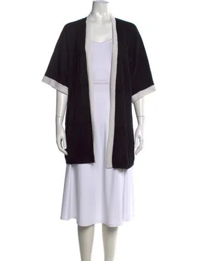Pre-owned St John Open Front Sweater