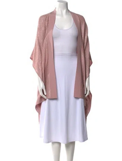 Pre-owned St John Open Front Sweater In Multi