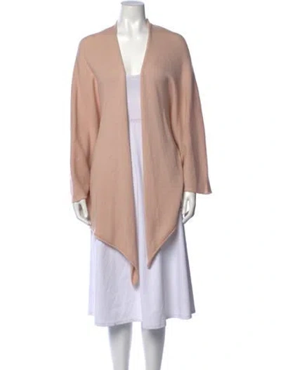 Pre-owned St John Open Front Sweater In Neutrals