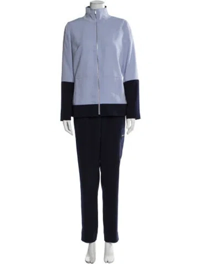 Pre-owned St John Pant Set In Blue