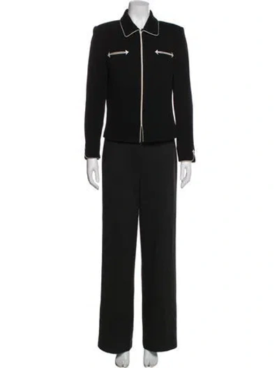 Pre-owned St John Pant Set In Gray