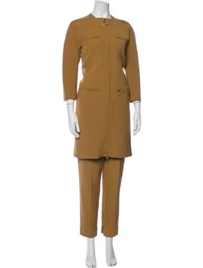 Pre-owned St John Pant Set In Neutral