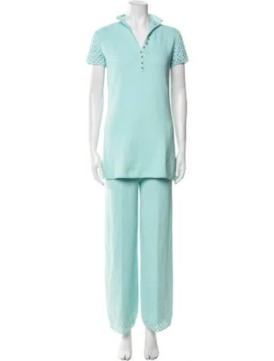 Pre-owned St John Pantsuit In Black