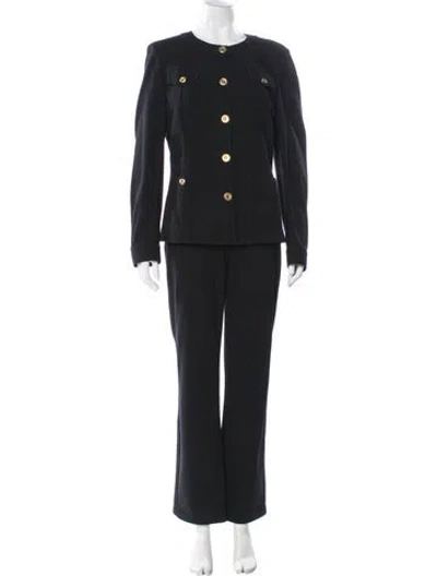 Pre-owned St John Pantsuit In Black