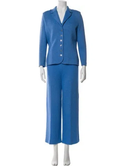 Pre-owned St John Pantsuit In Blue