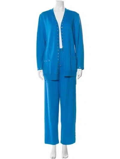 Pre-owned St John Pantsuit In Blue