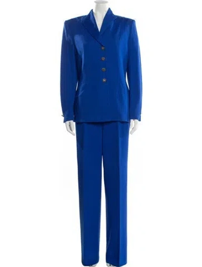 Pre-owned St John Pantsuit In Blue
