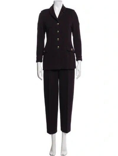 Pre-owned St John Pantsuit In Purple