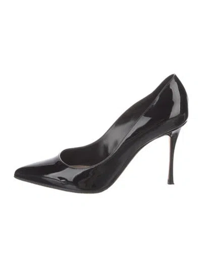 Pre-owned St John Patent Leather Pumps In Black