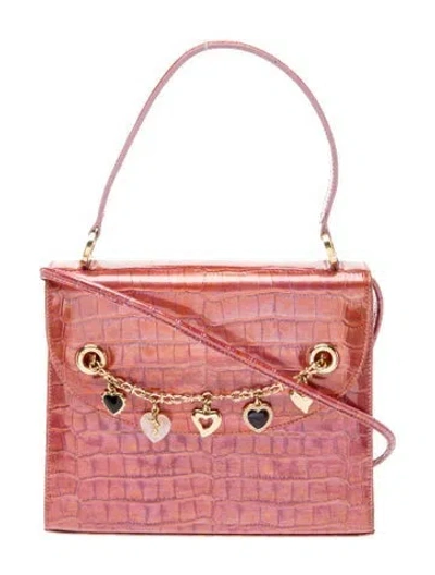 Pre-owned St John Patent Leather Top Handle Bag