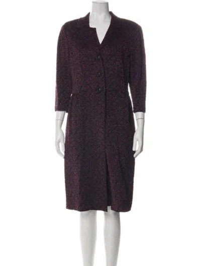 Pre-owned St John Patterned Dress Set In Multi