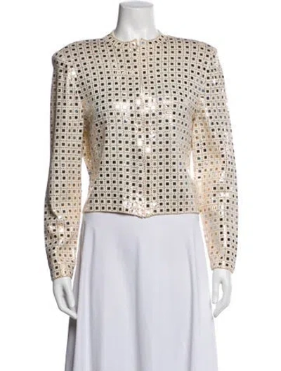 Pre-owned St John Patterned Evening Jacket