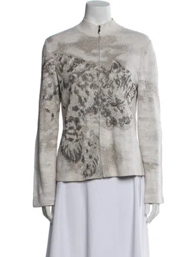Pre-owned St John Patterned Jacket