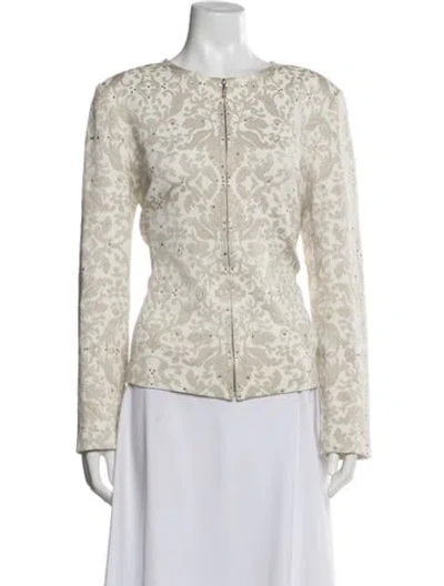 Pre-owned St John Patterned Jacket