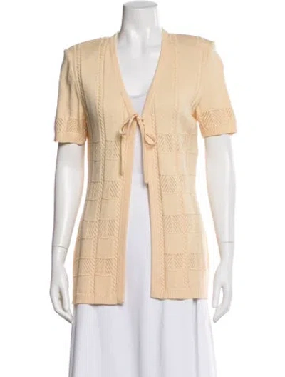 Pre-owned St John Patterned Jacket In Neutral