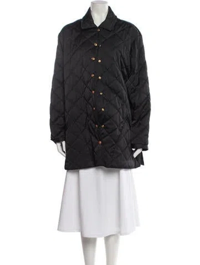 Pre-owned St John Peacoat In Black