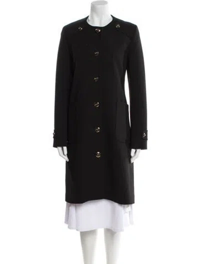 Pre-owned St John Peacoat In Black