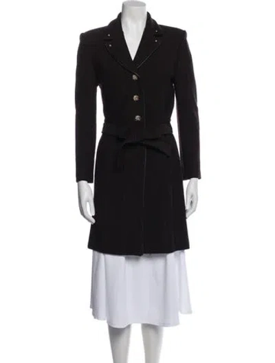 Pre-owned St John Peacoat In Brown